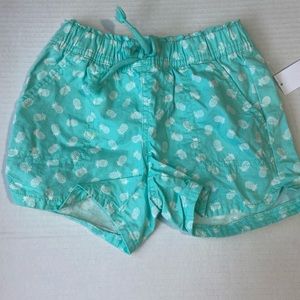 Gap xs 4-5 nwt shorts pineapples